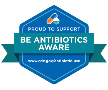 Proud to Support Be Antibiotics Aware